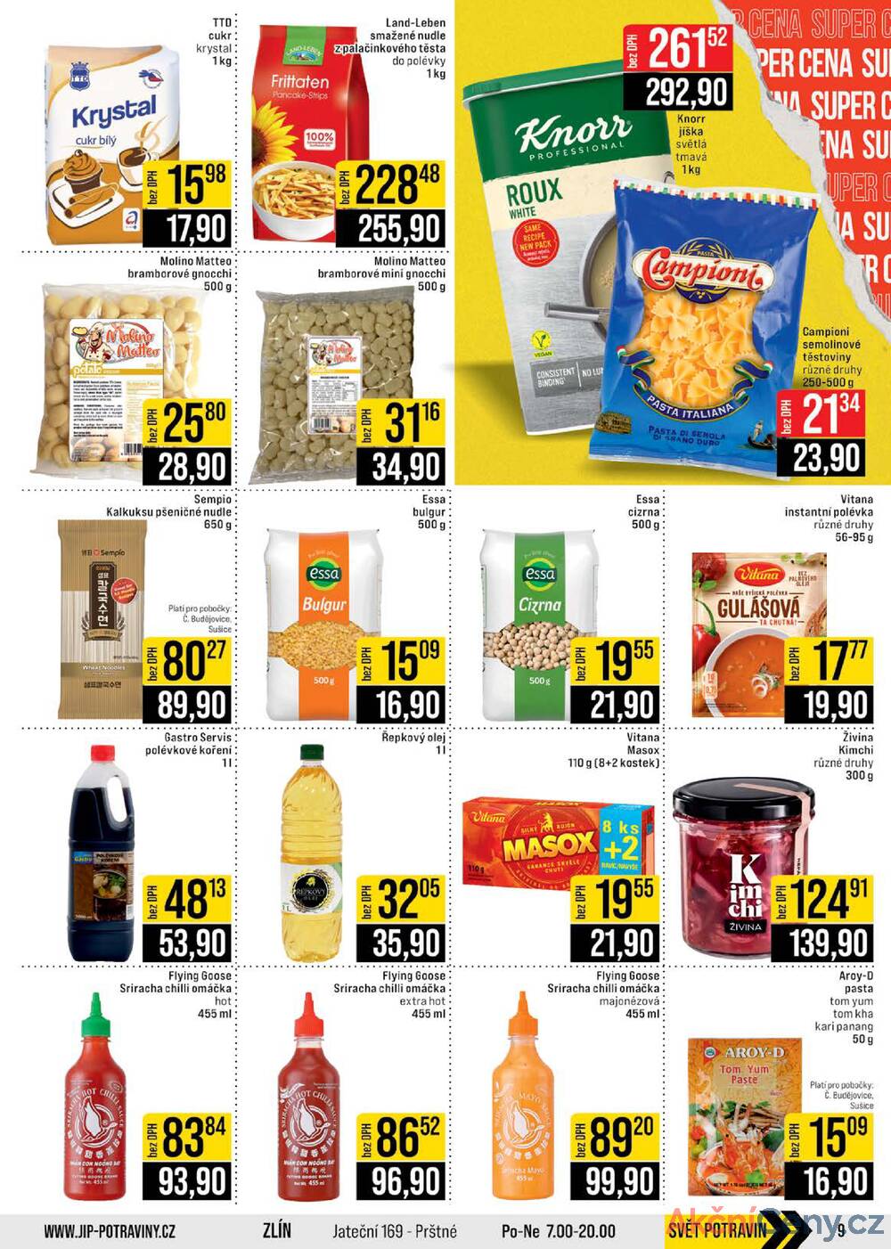 Leták JIP - JIP Cash & Carry České Budějovice, Most, Náchod, Polička, Sušice a Svoboda nad Úpou od 7.1. do 13.1.2026 - strana 9