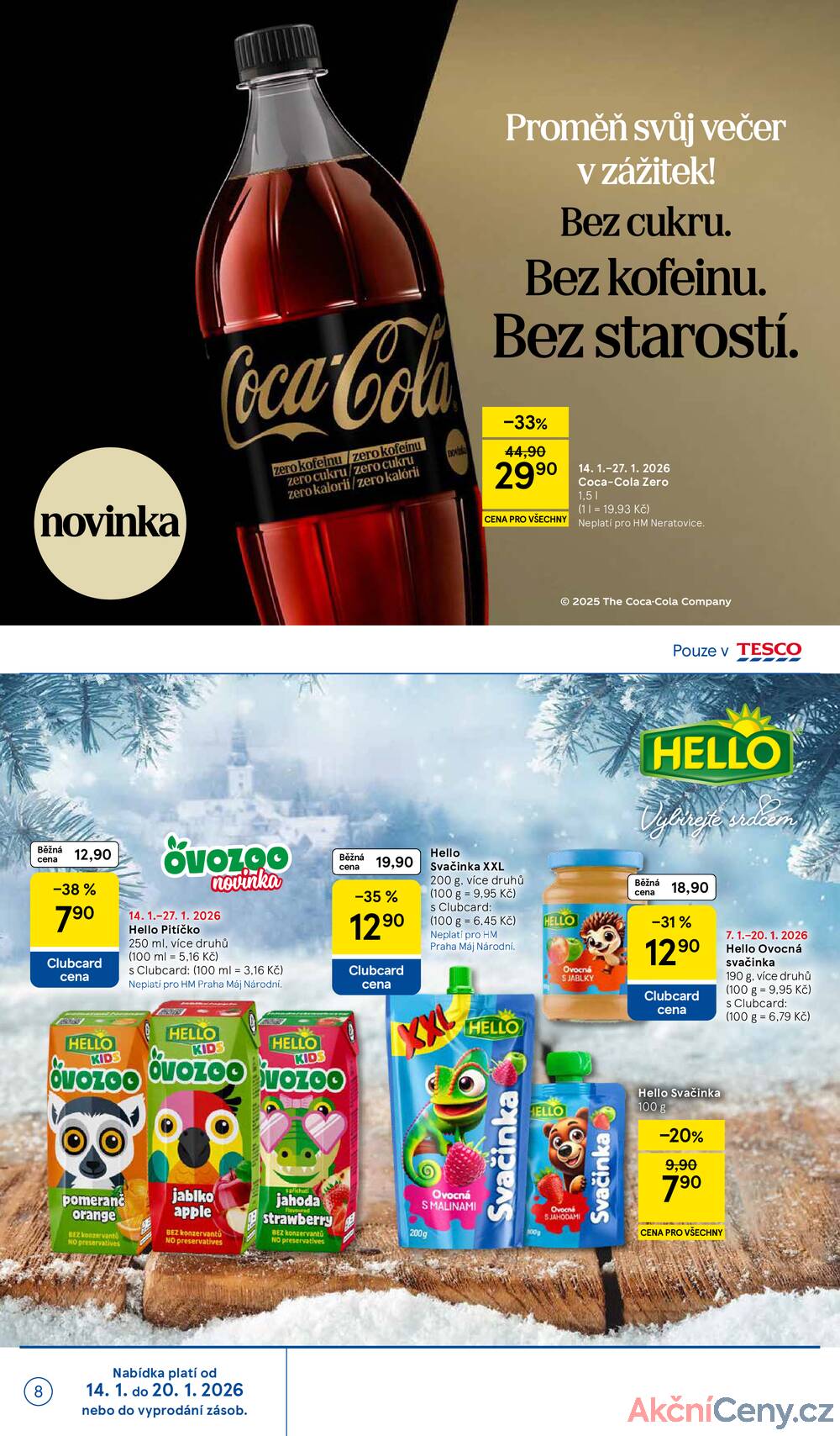 Leták Tesco - Tesco malé hypermarkety od 14.1. do 20.1.2026 - strana 8