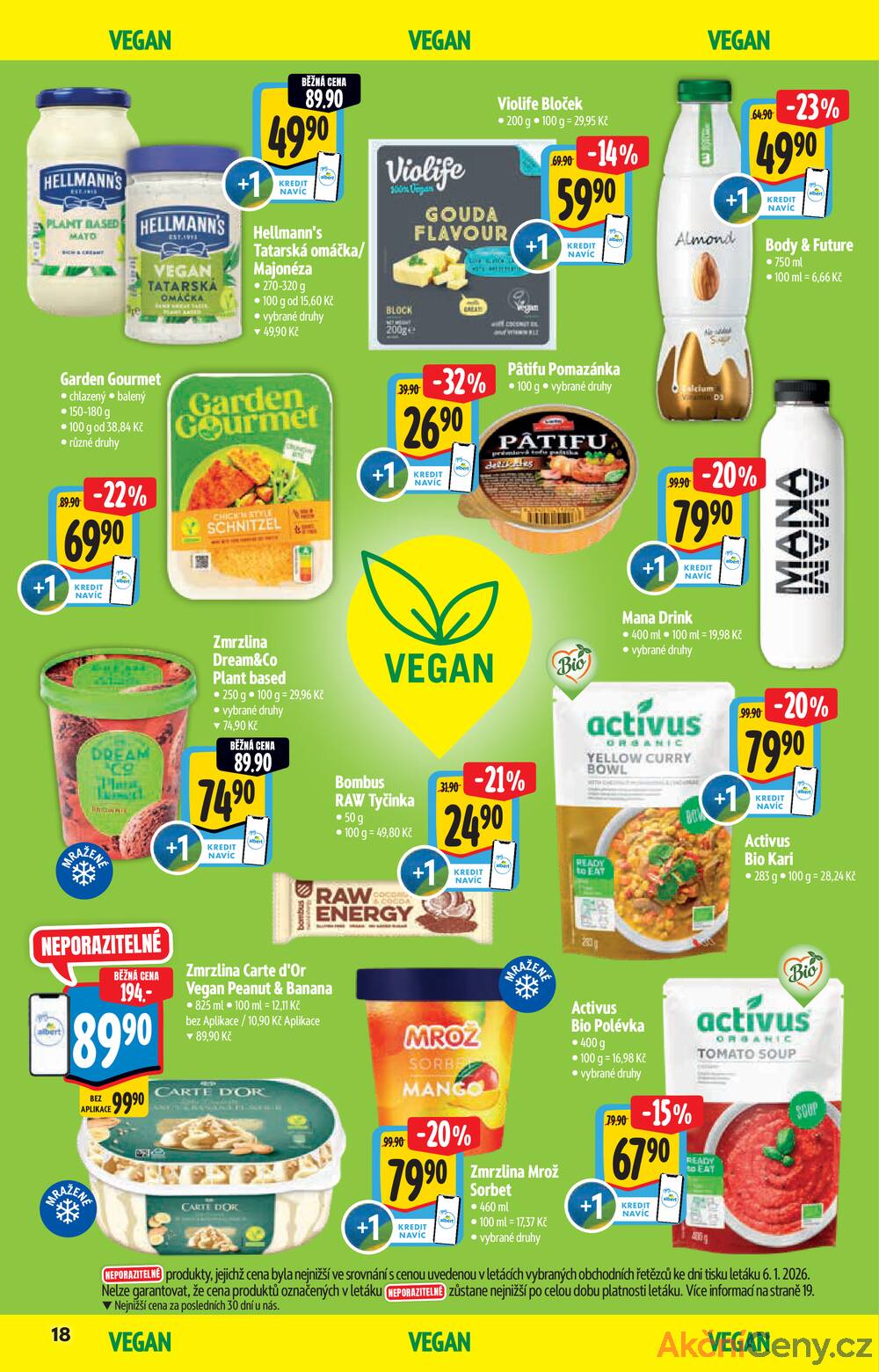 Leták Albert - Albert Supermarket katalog Bio od 14.1. do 10.2.2026 - strana 18 Leták Albert - Albert Supermarket katalog Bio od 14.1. do 10.2.2026 - strana 18