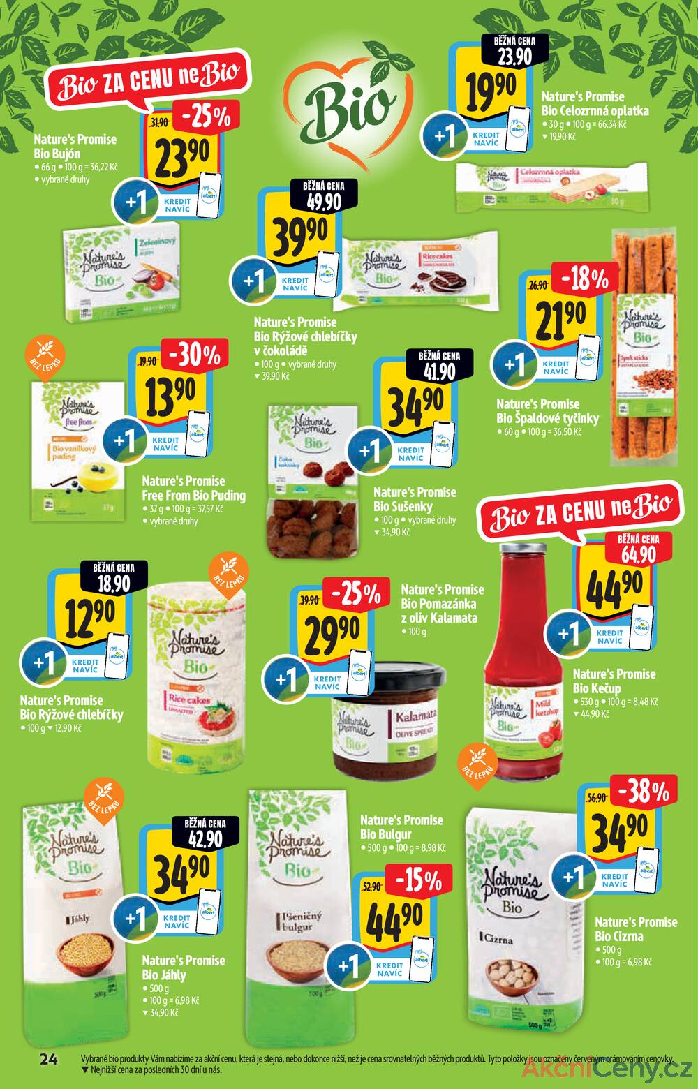Leták Albert - Albert Supermarket katalog Bio od 14.1. do 10.2.2026 - strana 24