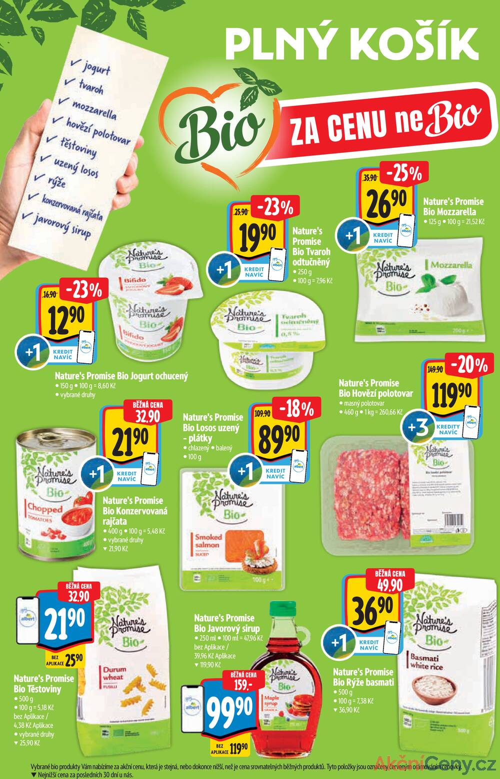 Leták Albert - Albert Supermarket katalog Bio od 14.1. do 10.2.2026 - strana 29