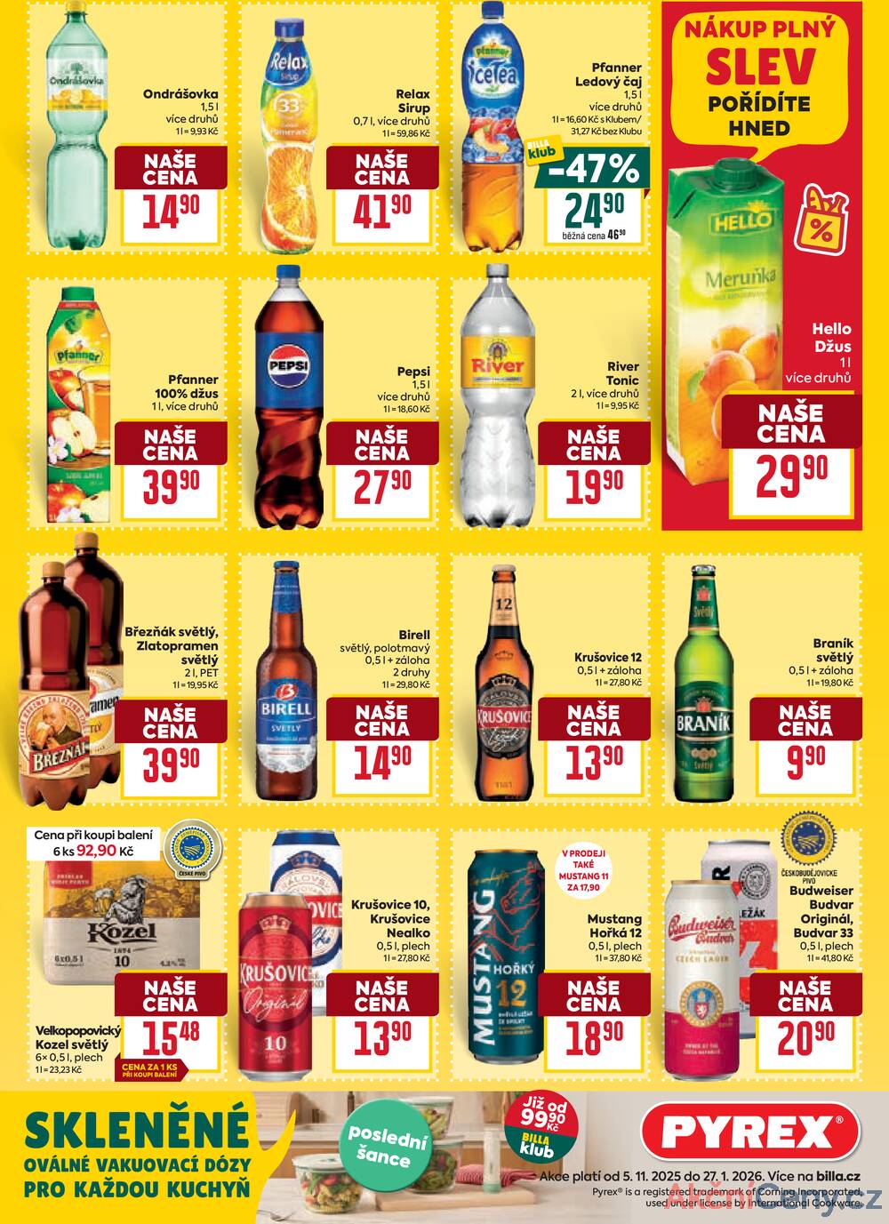 Billa  od 14.1. do 20.1.2026