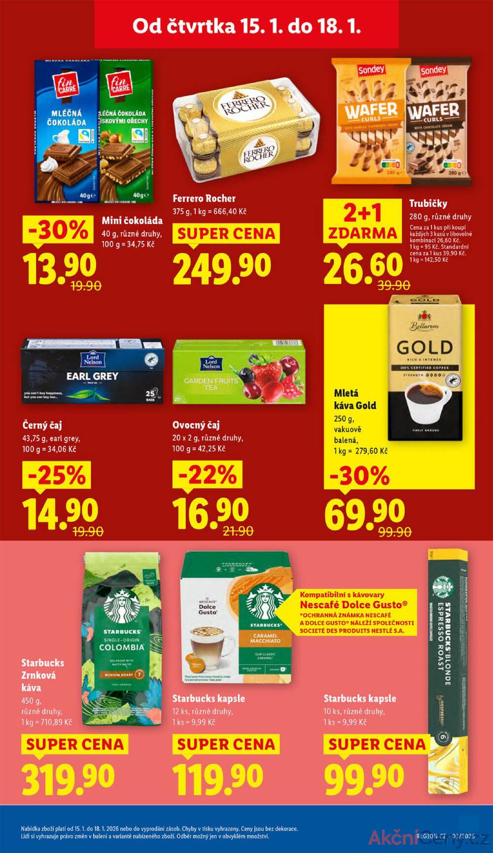 Lidl Čtvrtek od 15.1. do 18.1.2026