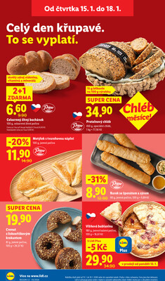 Lidl Čtvrtek od 15.1. do 18.1.2026