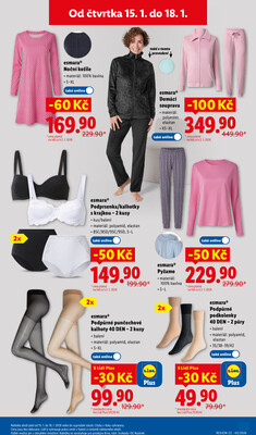 Lidl Čtvrtek od 15.1. do 18.1.2026