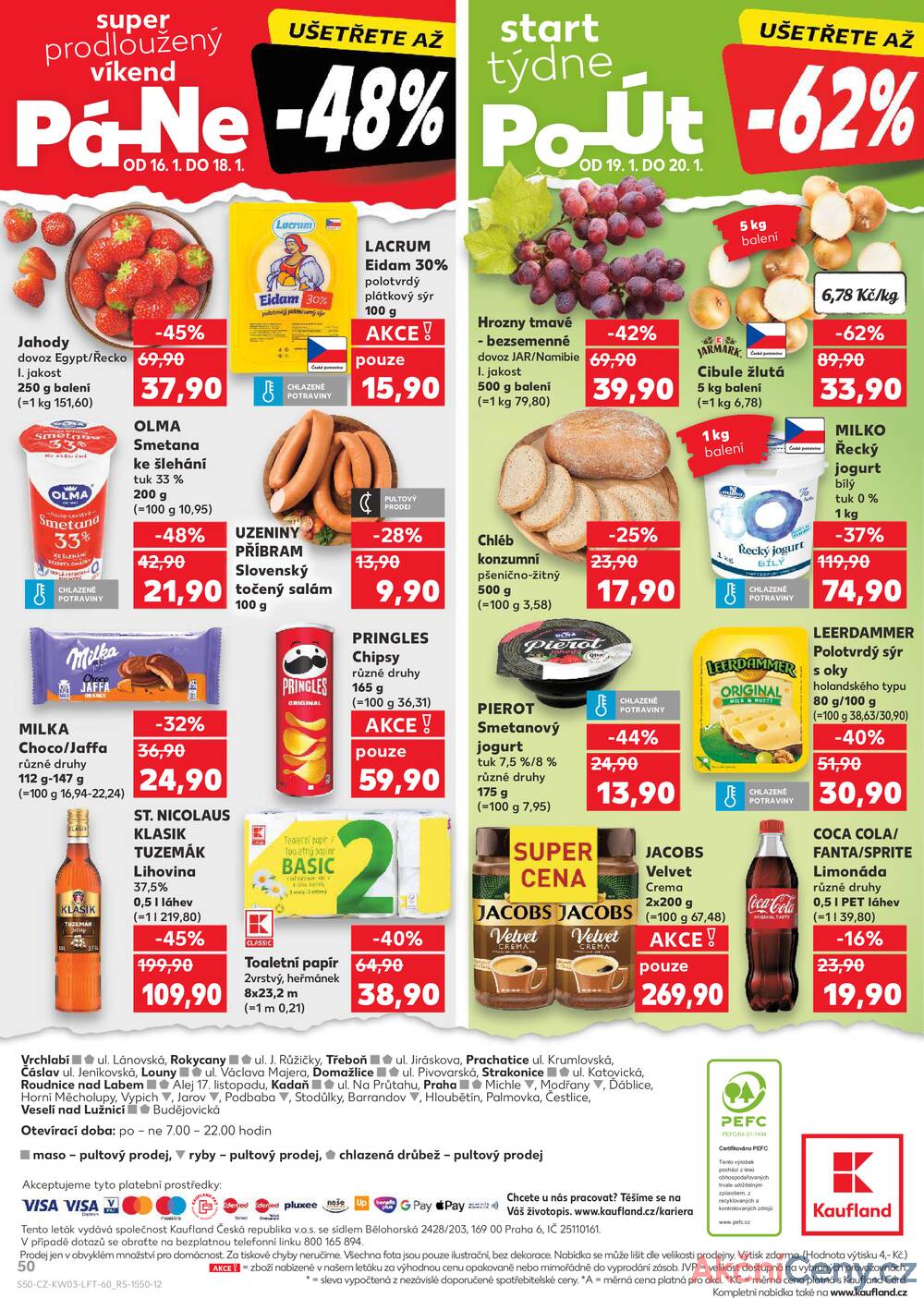 Leták Kaufland - Kaufland 14.1. - 20.1. - Kaufland - Praha 3 (Jarov) - strana 50 Leták Kaufland - Kaufland 14.1. - 20.1. - Kaufland - Praha 3 (Jarov) - strana 50