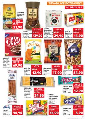 Kaufland 14.1. - 20.1. - Kaufland - Praha 3 (Jarov)
