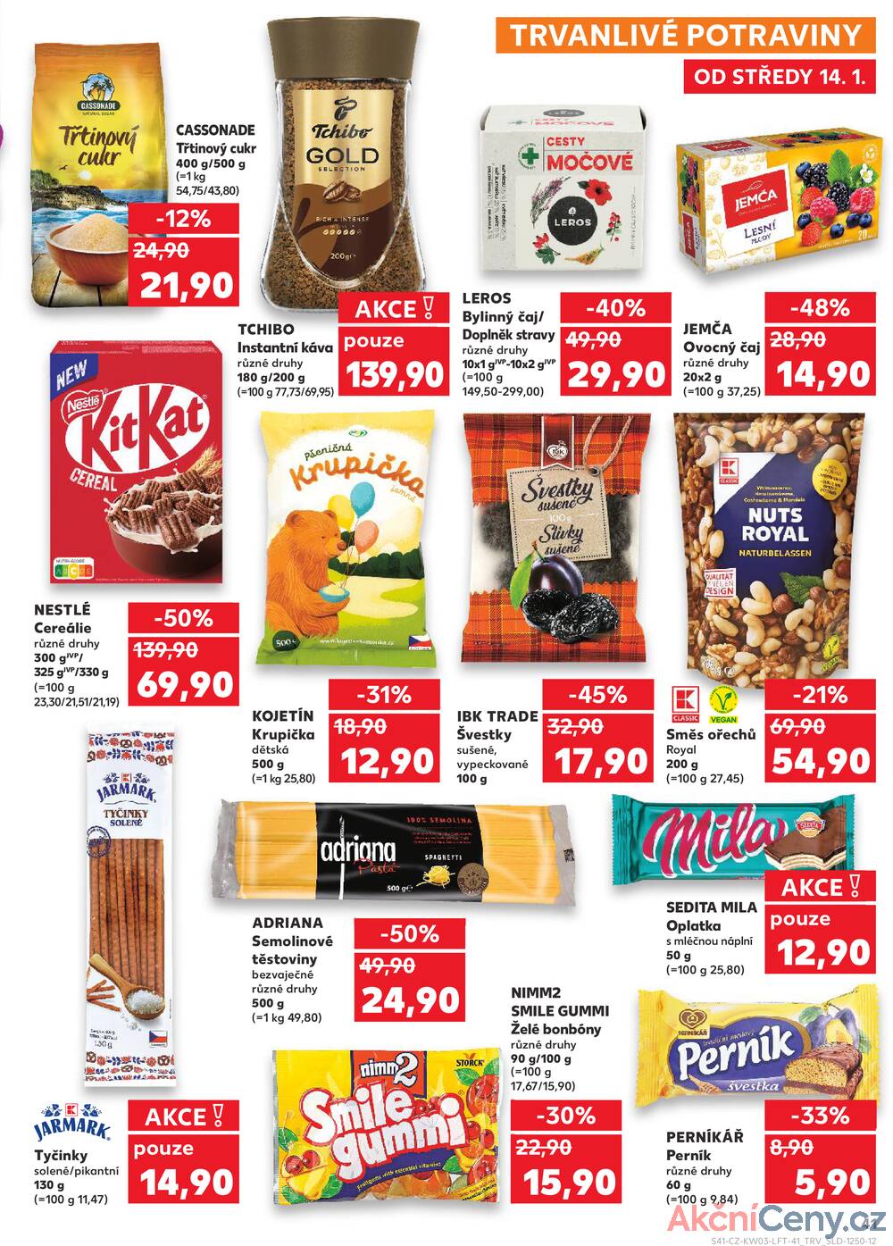 Kaufland 14.1. - 20.1. - Kaufland - Rychnov nad Kněžnou