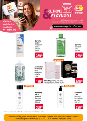 leták Teta drogerie