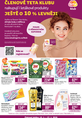 Teta drogerie : 2 letáky