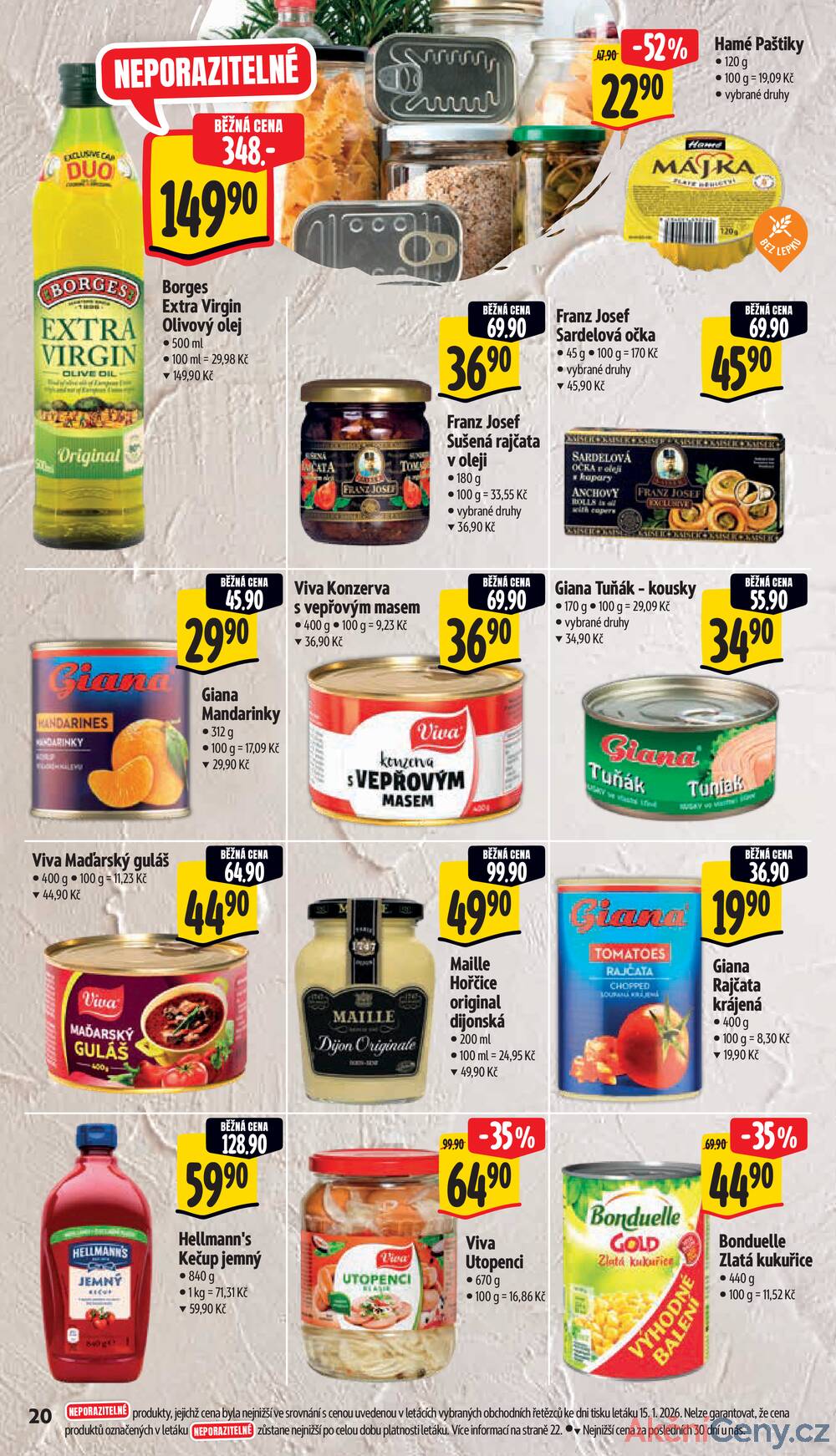 Albert Supermarket Jihomoravský od 21.1. do 27.1.2026