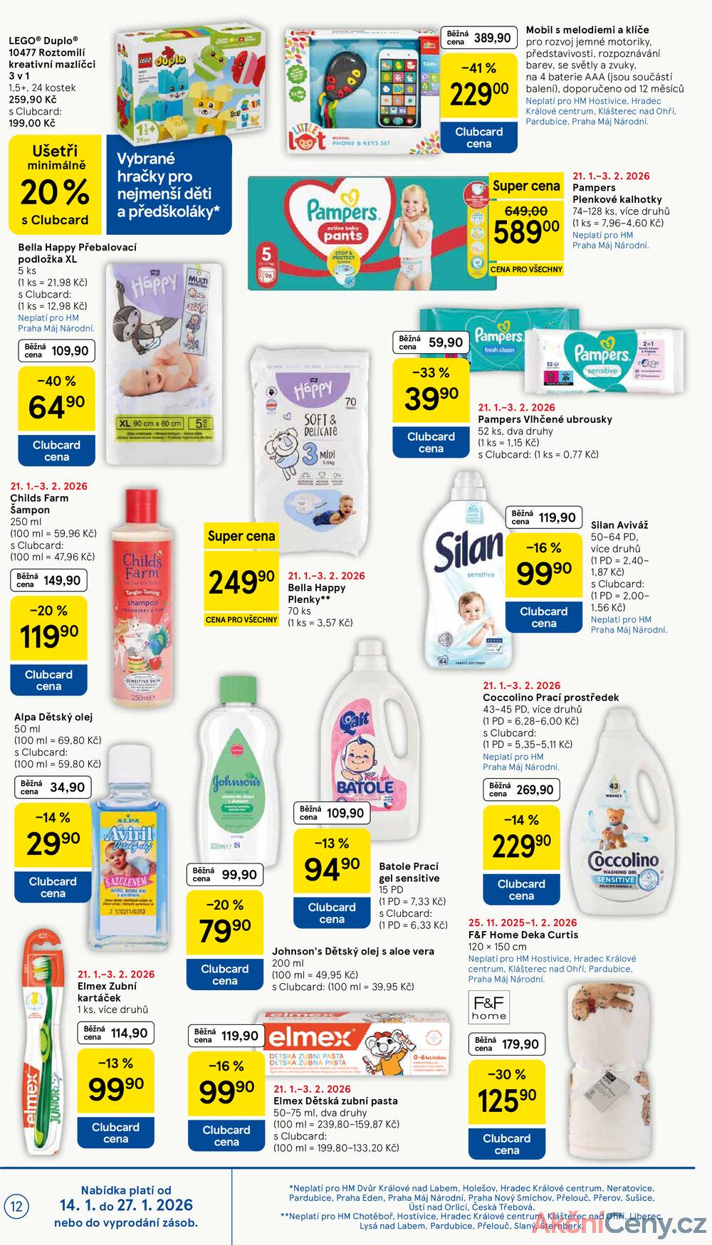 Tesco malé hypermarkety od 21.1. do 27.1.2026