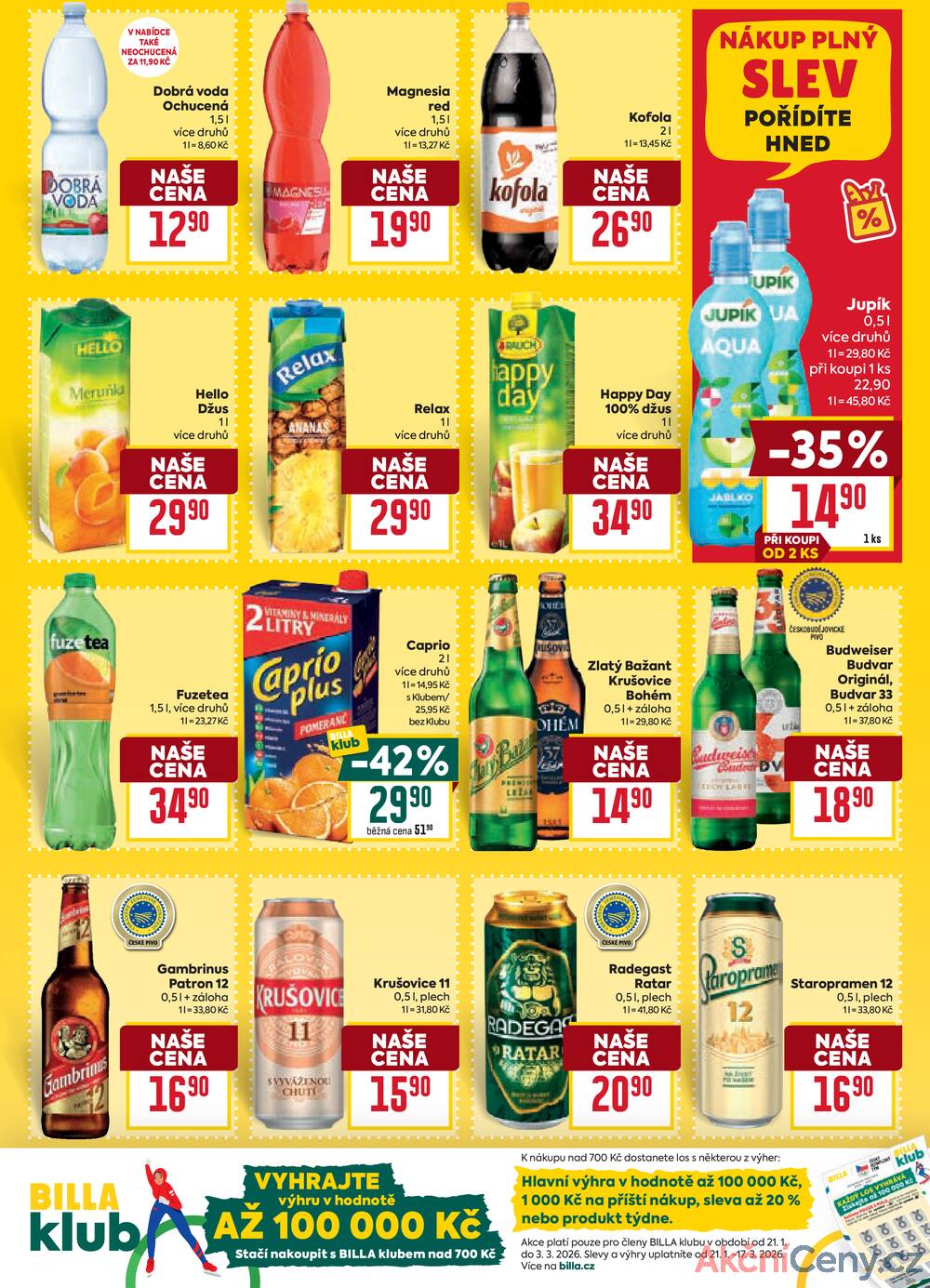 Billa  od 21.1. do 27.1.2026