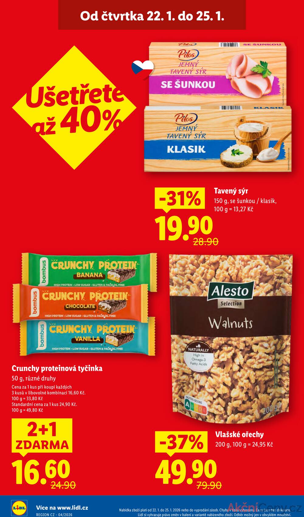 Lidl Čtvrtek od 22.1. do 25.1.2026