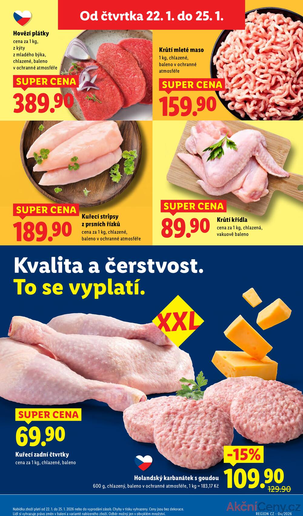 Lidl Čtvrtek od 22.1. do 25.1.2026