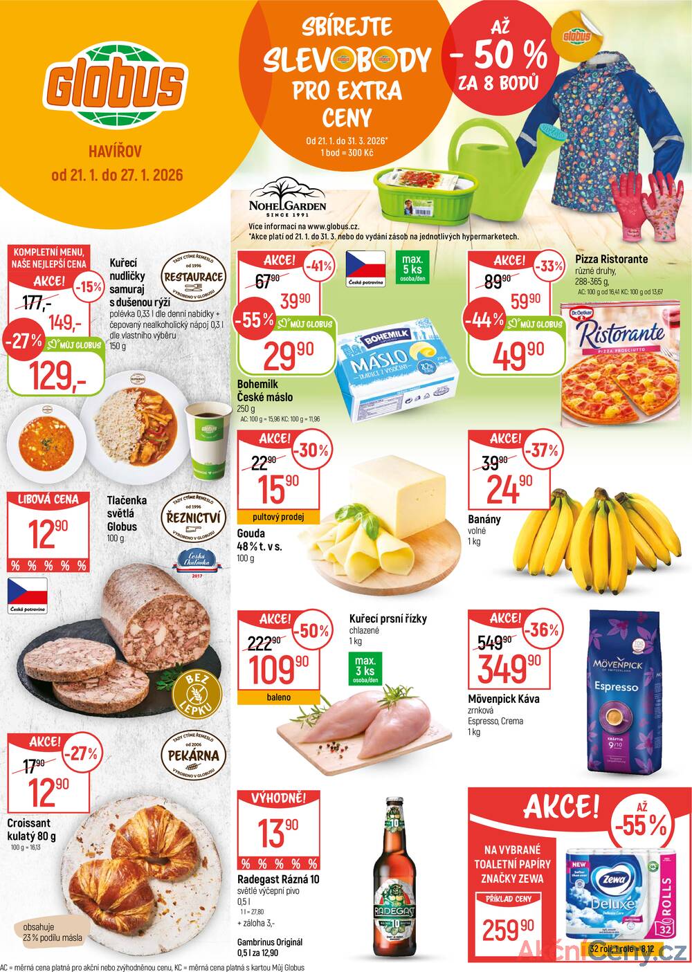 Leták Globus - Akční leták Globus 21.1. - 27.1.2026 - Globus Havířov - strana 1