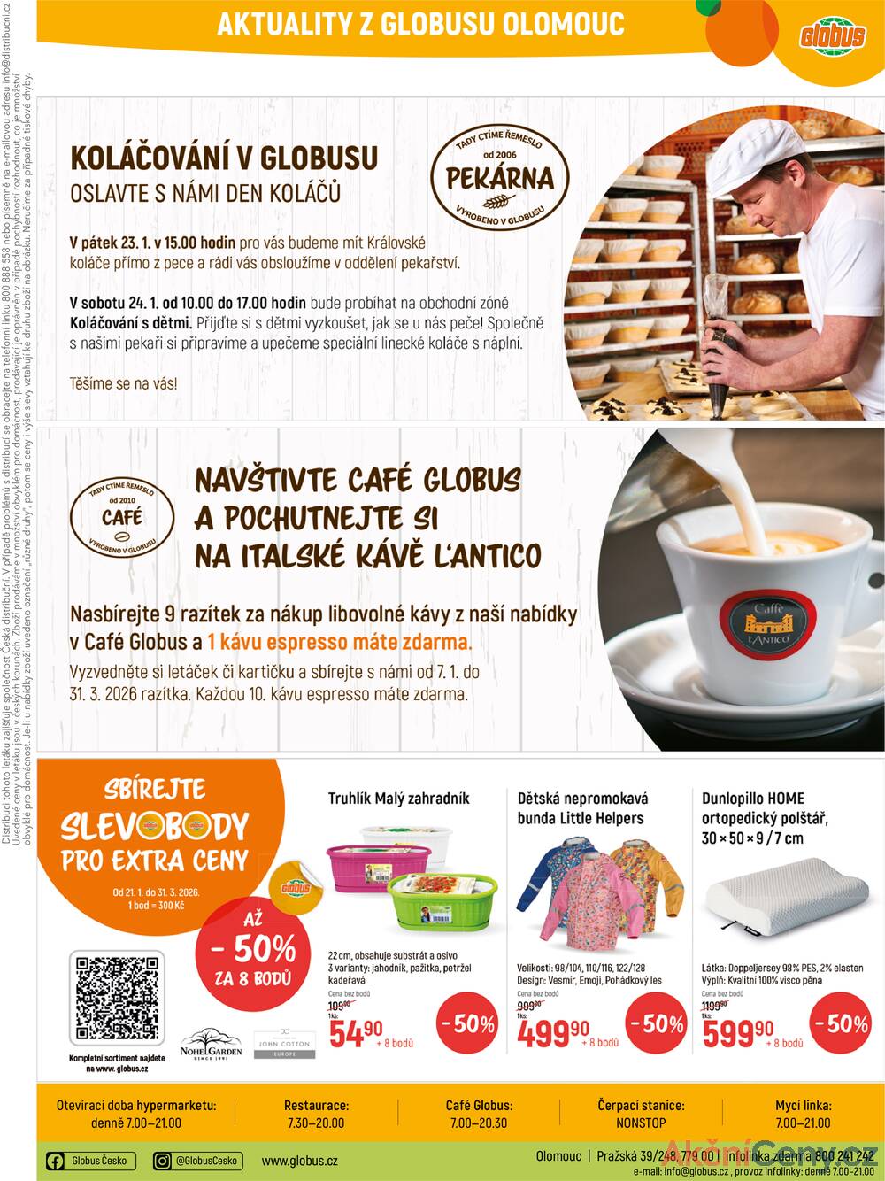Akční leták Globus 21.1. - 27.1.2026 - Globus Olomouc