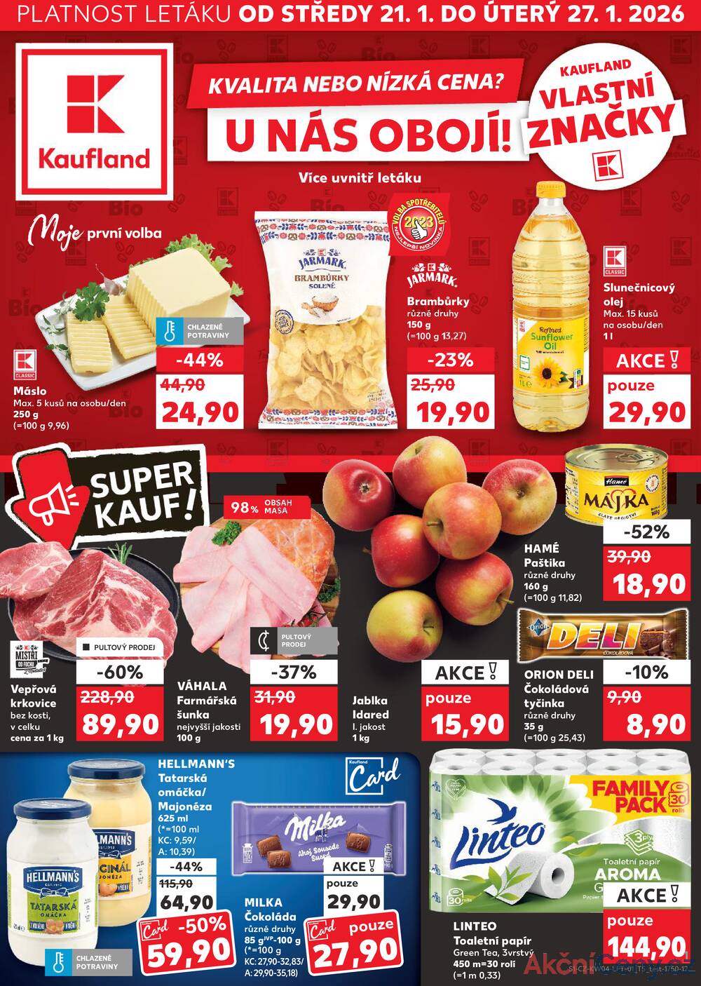 Kaufland 21.1. - 27.1. - Kaufland - Trutnov