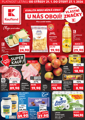 Leták Kaufland 21.1. - 27.1. - Kaufland - Kyjov