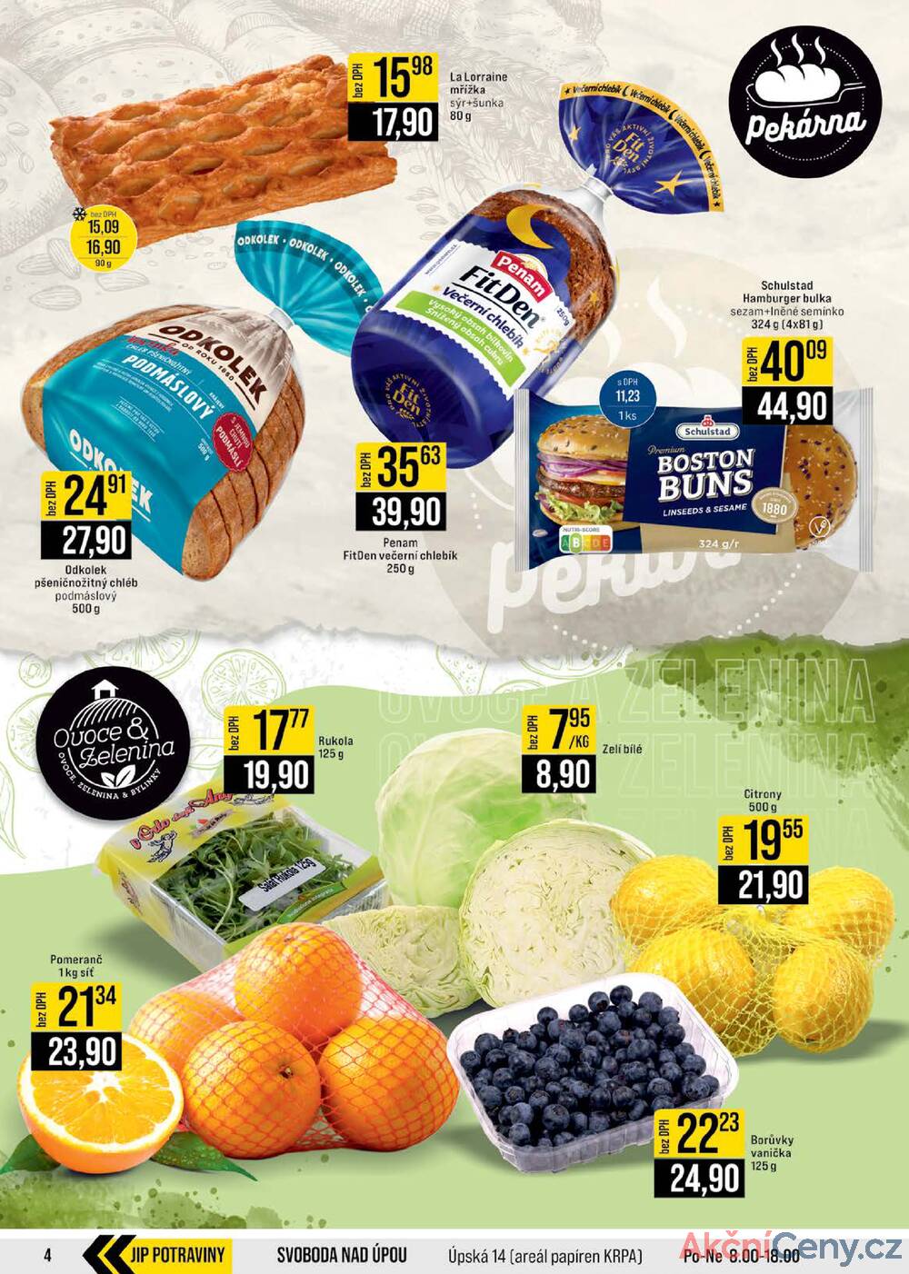 JIP Cash & Carry České Budějovice, Most, Náchod, Polička, Sušice a Svoboda nad Úpou od 21.1. do 27.1.2026