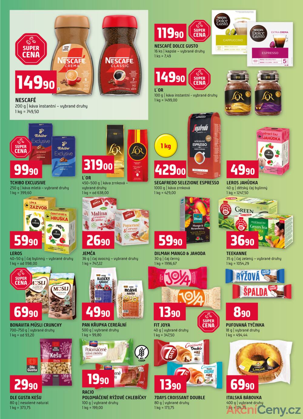 Leták Terno - Terno České Budějovice, Třeboň, Trhové sviny, Bechyně, Týn nad Vltavou, Borovany od 28.1. do 3.2.2026 - strana 9