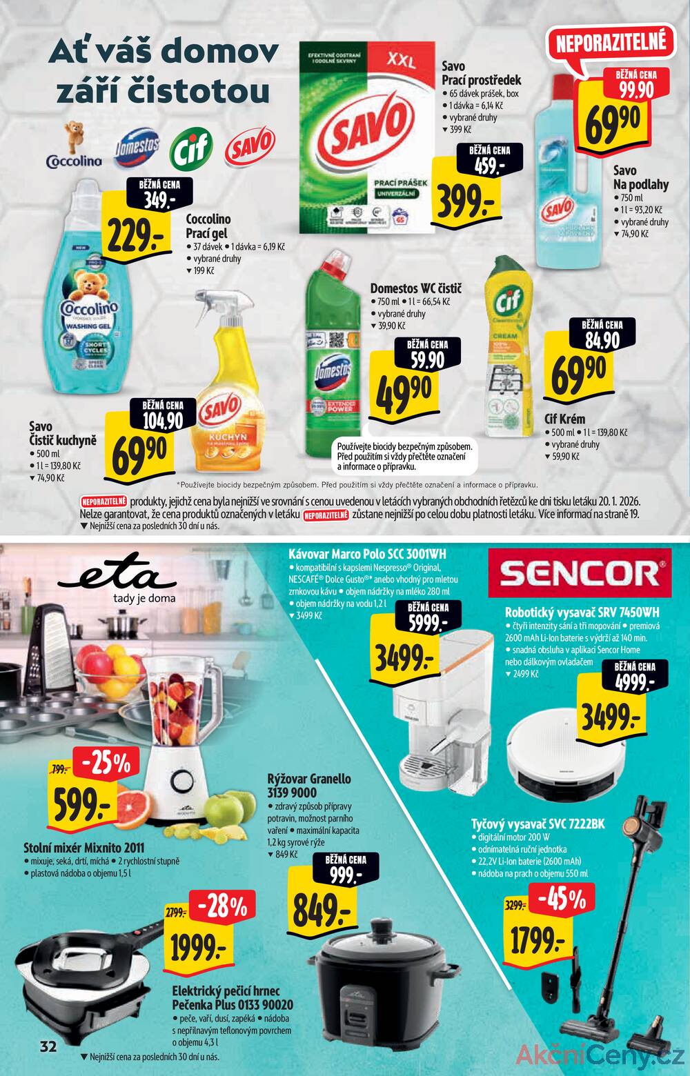 Leták Albert - Albert  Hypermarket katalog Brand od 28.1. do 10.2.2026 - strana 32