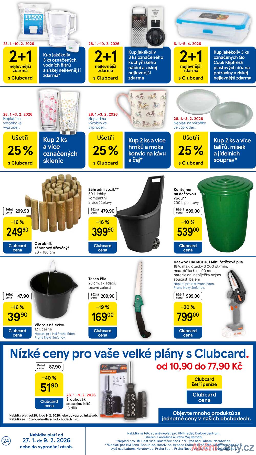 Tesco malé hypermarkety od 28.1. do 3.2.2026