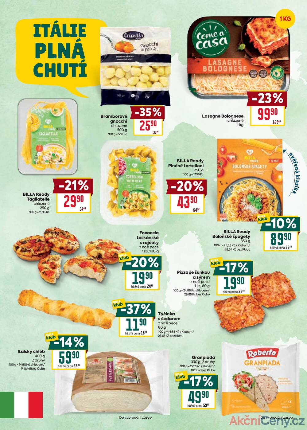 BILLA katalog Chutě světa od 21.1. do 10.2.2026