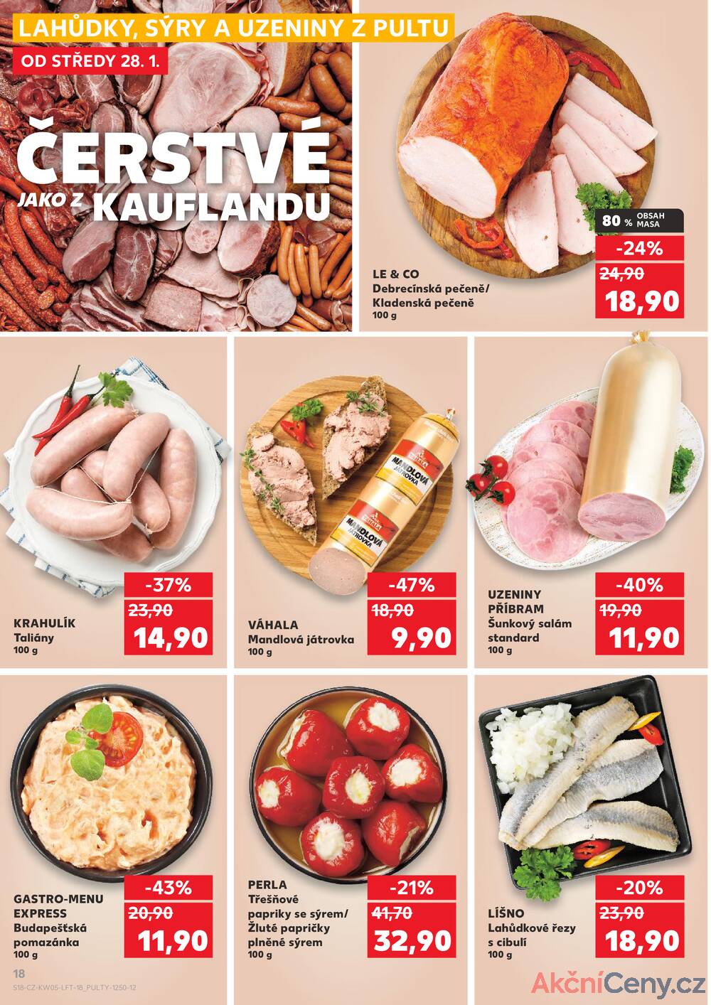 Kaufland 28.1. - 3.2. - Kaufland - Praha 8 (Libeň)