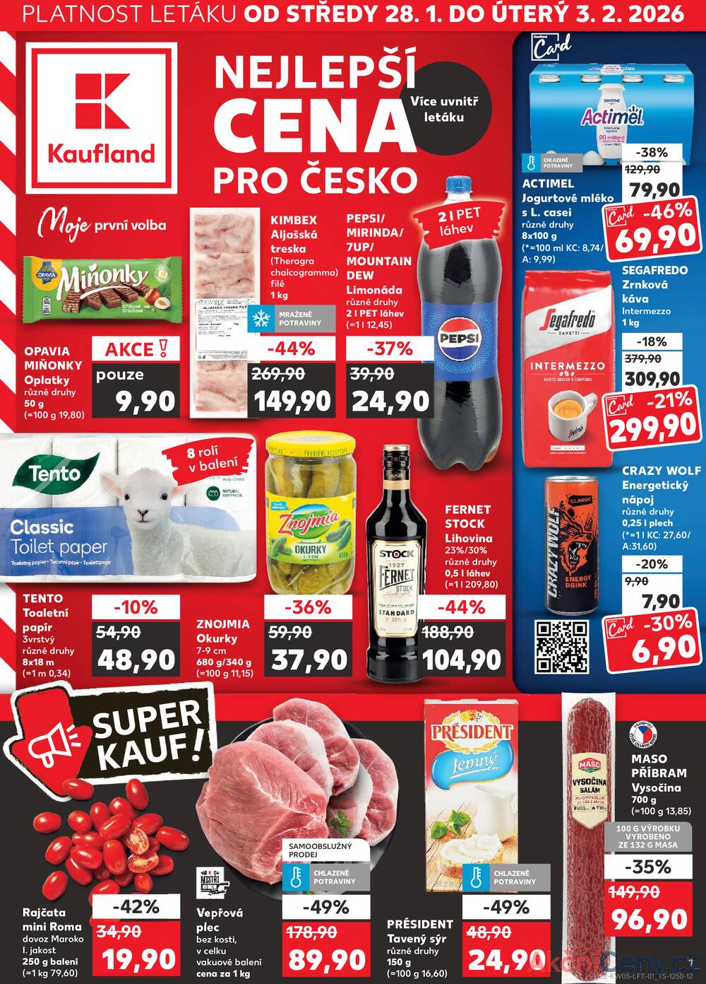 Kaufland 28.1. - 3.2. - Kaufland - Písek
