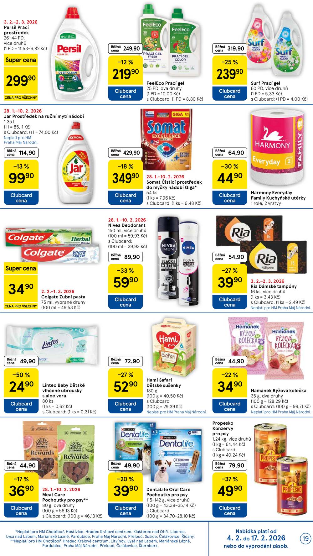 Tesco malé hypermarkety od 4.2. do 10.2.2026