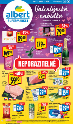 Leták Albert Supermarket Jihomoravský od 4.2. do 10.2.2026