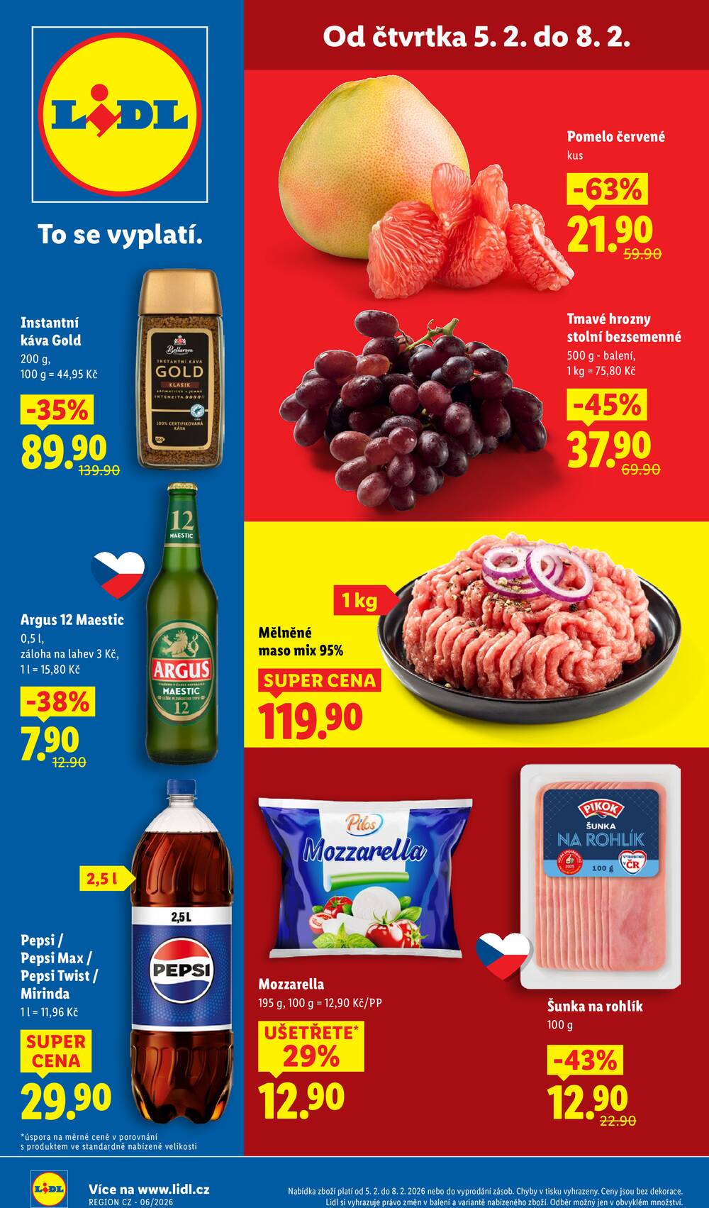 Lidl Čtvrtek od 5.2. do 8.2.2026