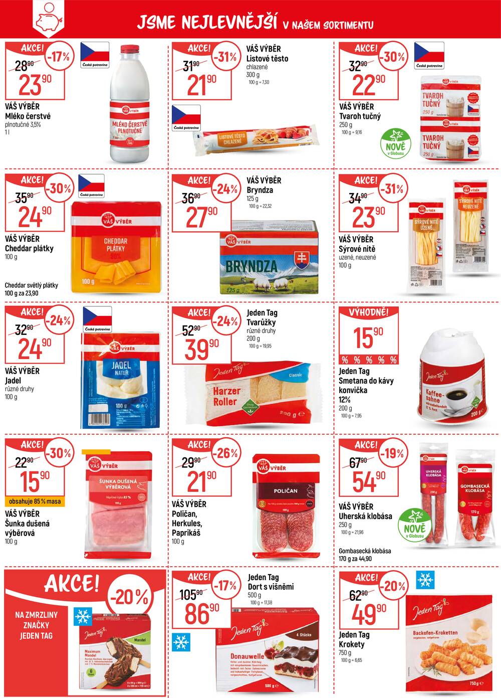 Akční leták Globus 4.2. - 10.2.2026 - Globus Praha - Centrum Černý Most