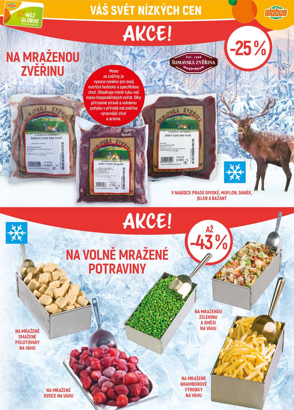 Akční leták Globus 4.2. - 10.2.2026 - Globus Praha - Zličín