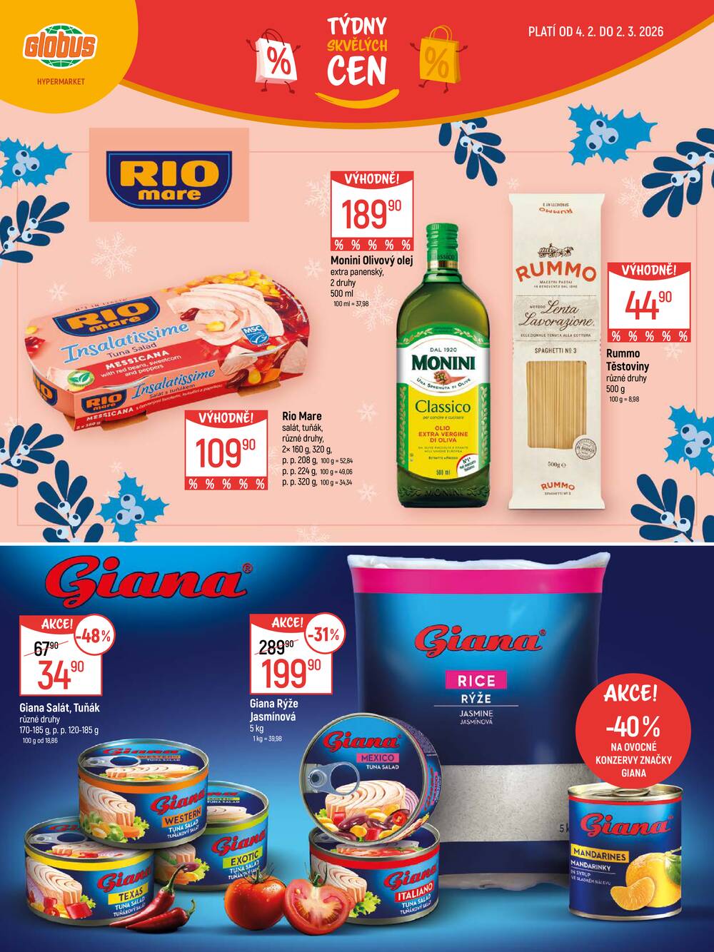 Akční leták Globus 4.2. - 2.3.2026 - Globus Havířov