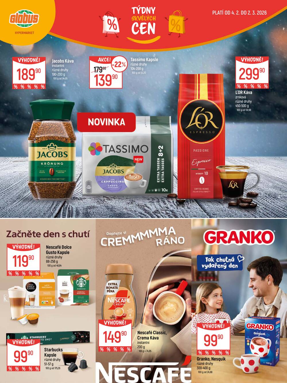 Akční leták Globus 4.2. - 2.3.2026 - Globus Havířov