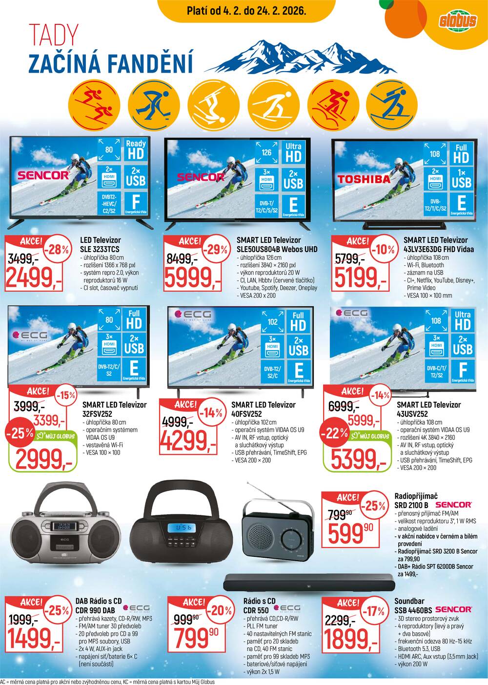 Leták Globus - Akční leták Globus 4.2. - 10.2.2026 - Globus Chomutov - strana 18
