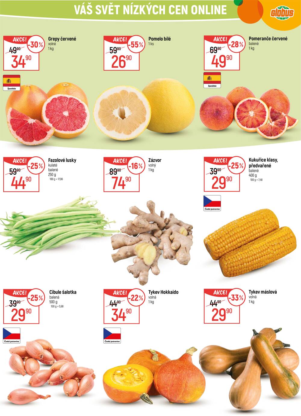 Akční leták Globus 4.2. - 10.2.2026 - Globus Liberec