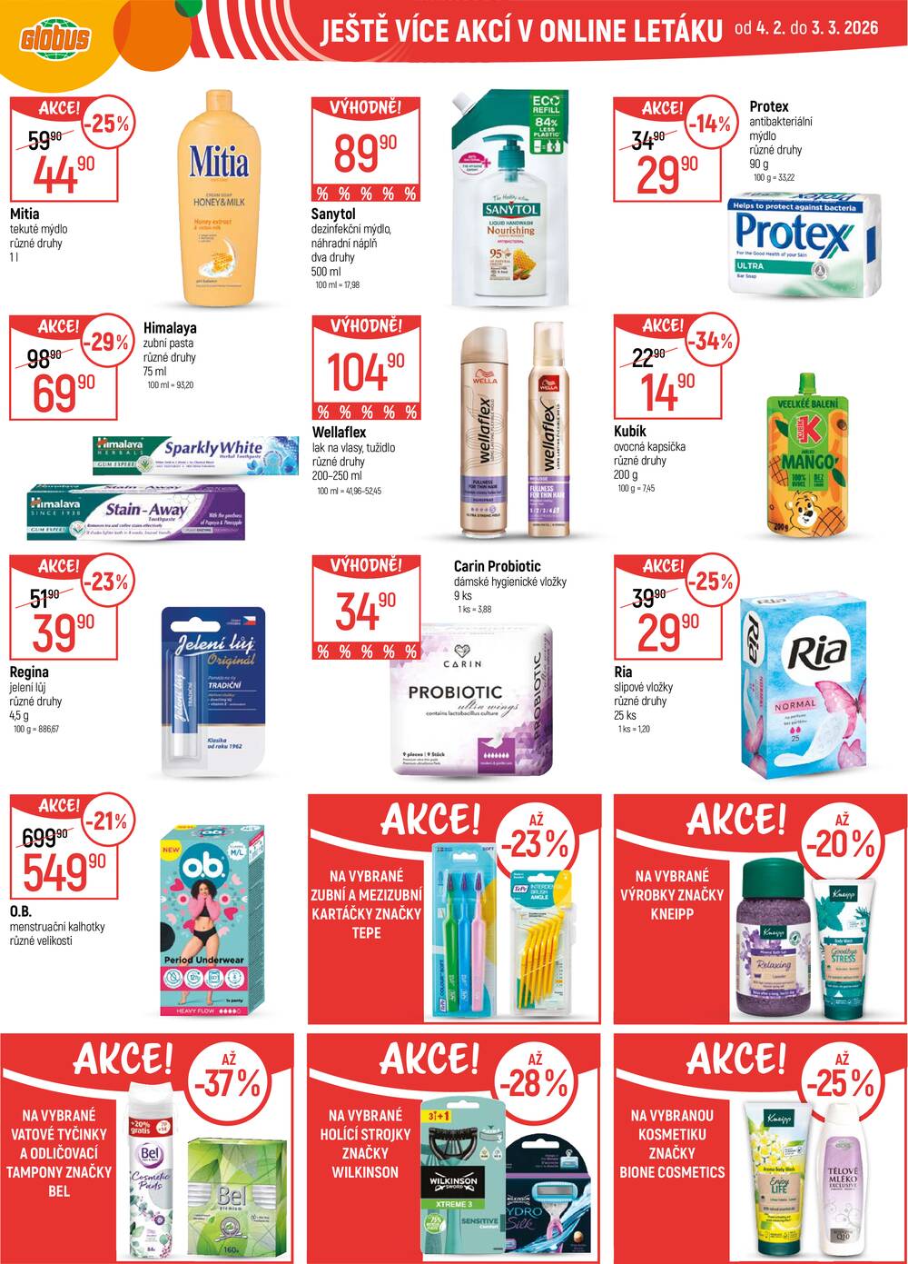 Akční leták Globus 4.2. - 10.2.2026 - Globus Olomouc