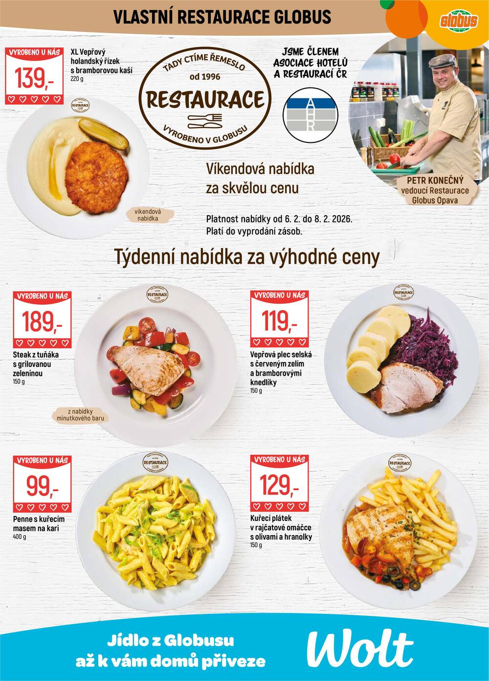 Akční leták Globus 4.2. - 10.2.2026 - Globus Opava