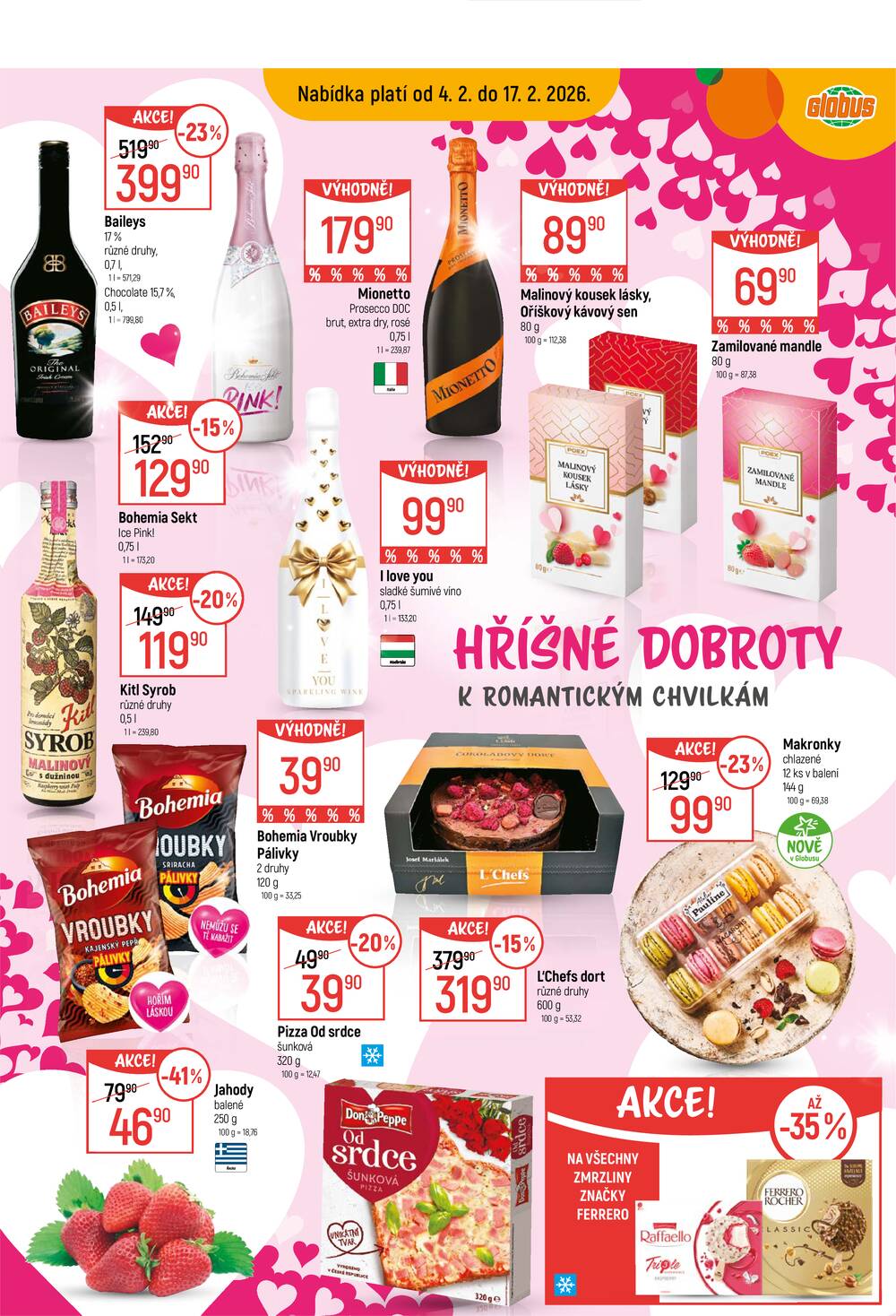 Akční leták Globus 4.2. - 10.2.2026 - Globus Opava