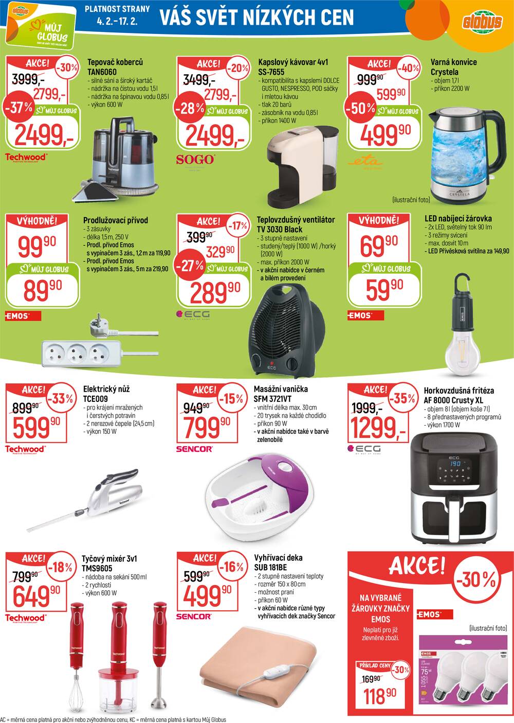Akční leták Globus 4.2. - 10.2.2026 - Globus Opava