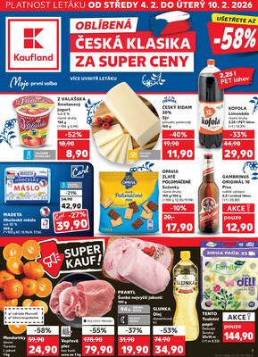 Leták Kaufland 4.2. - 10.2. - Kaufland - Příbram