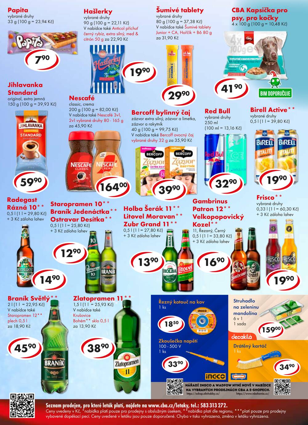 Leták CBA - CBA potraviny od 18.2. do 1.3.2026 - strana 4 Leták CBA - CBA potraviny od 18.2. do 1.3.2026 - strana 4