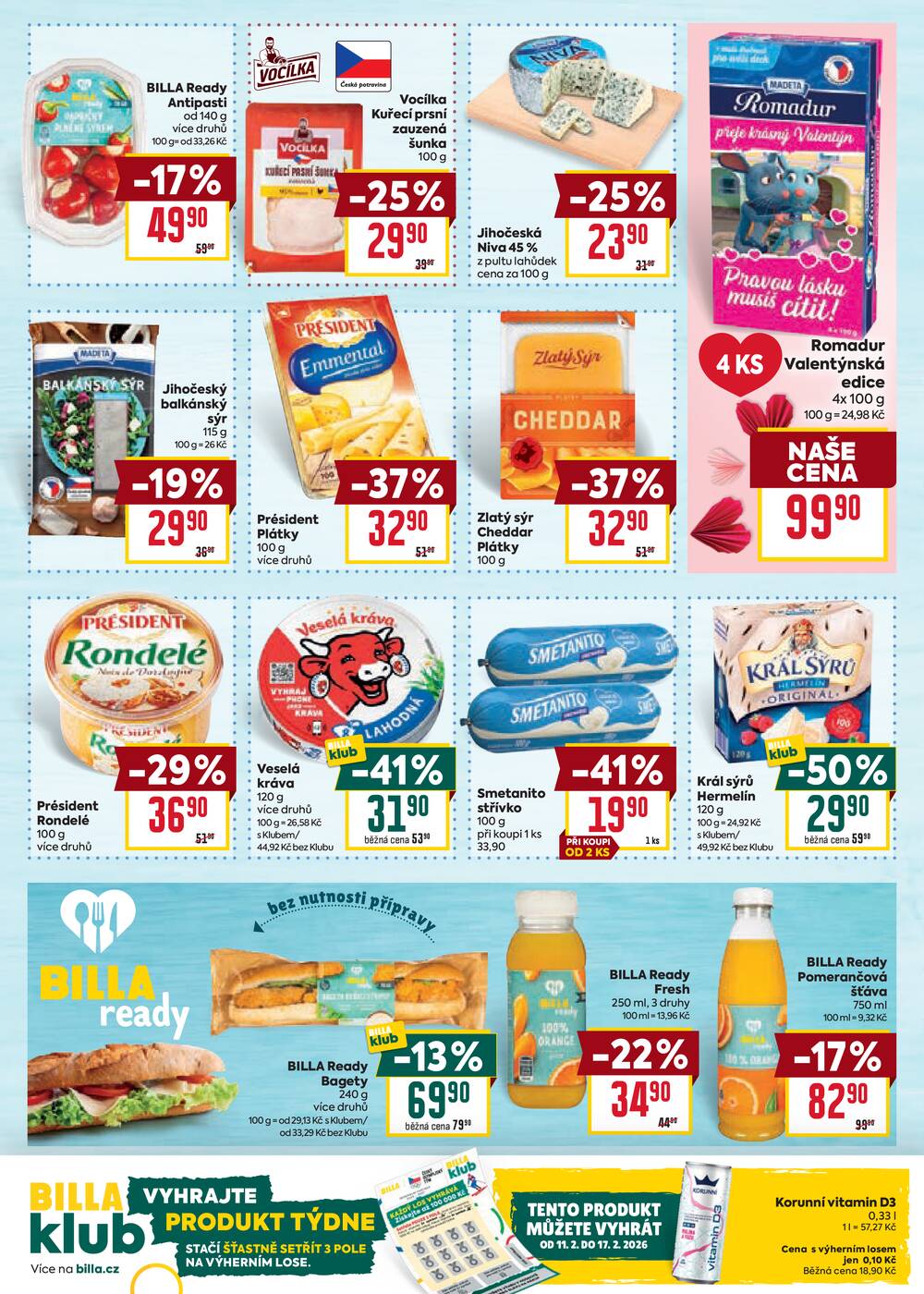 BILLA od 11.2. do 17.2.2026