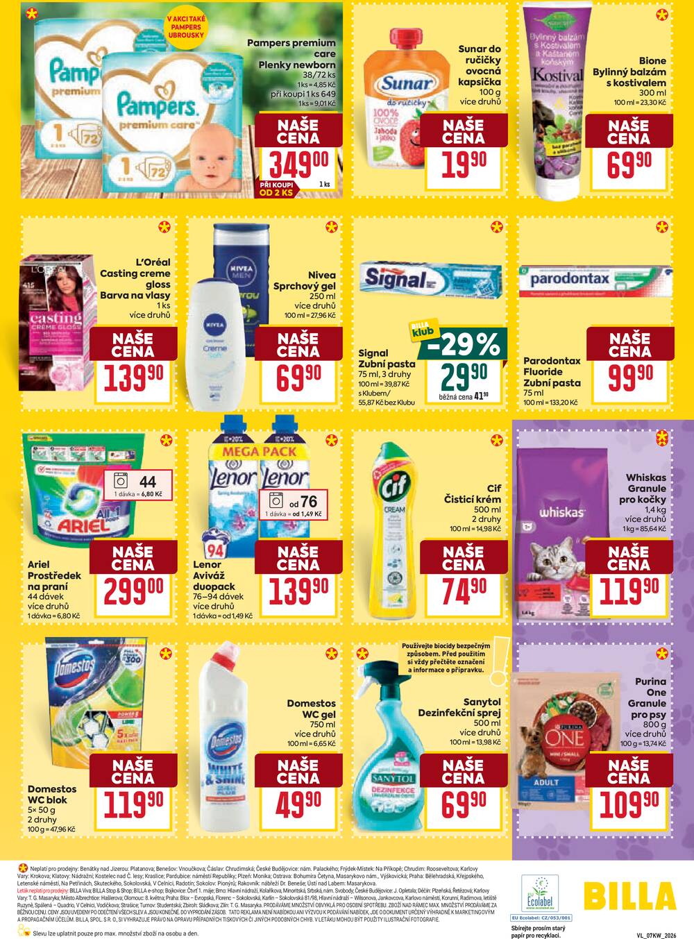 BILLA od 11.2. do 17.2.2026
