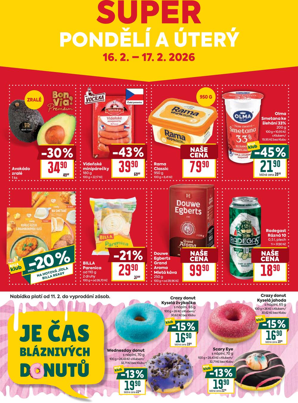 BILLA od 11.2. do 17.2.2026