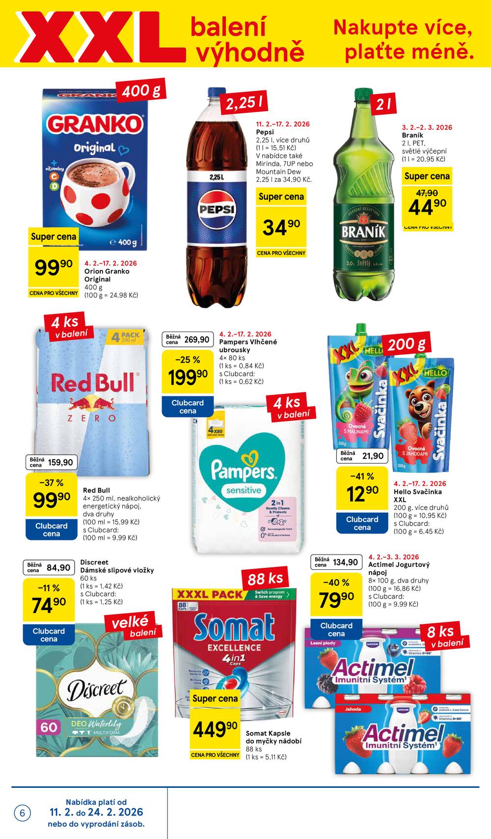 Leták Tesco - Tesco supermarkety od 11.2. do 17.2.2026 - strana 6