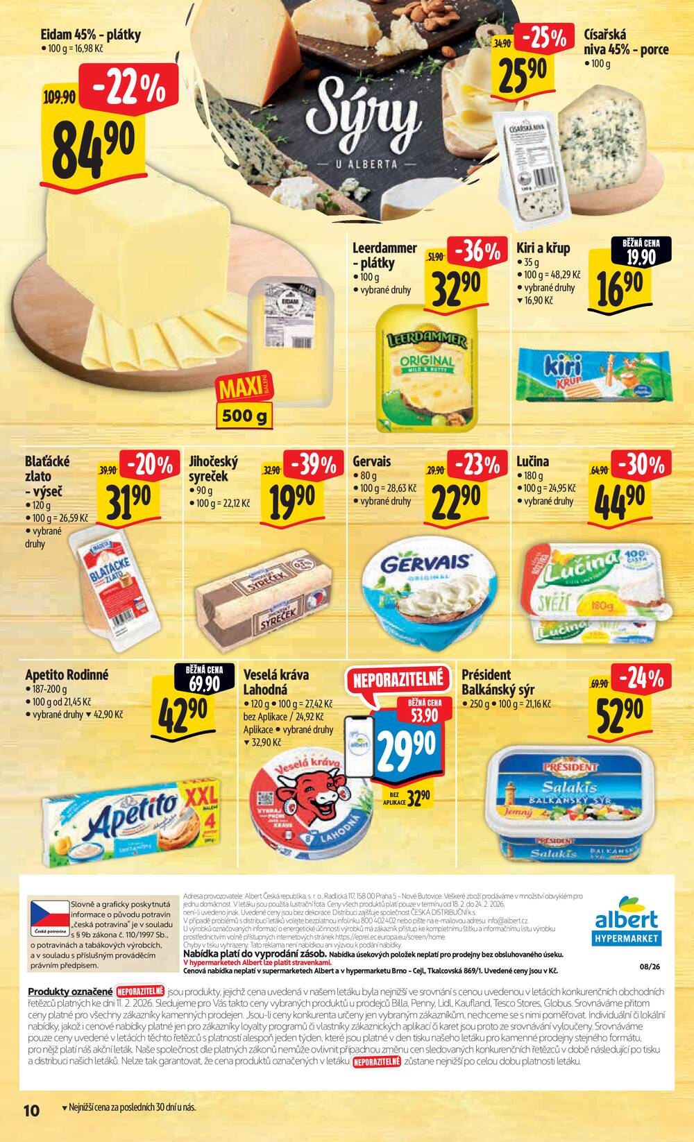 Albert  Hypermarket od 18.2. do 24.2.2026